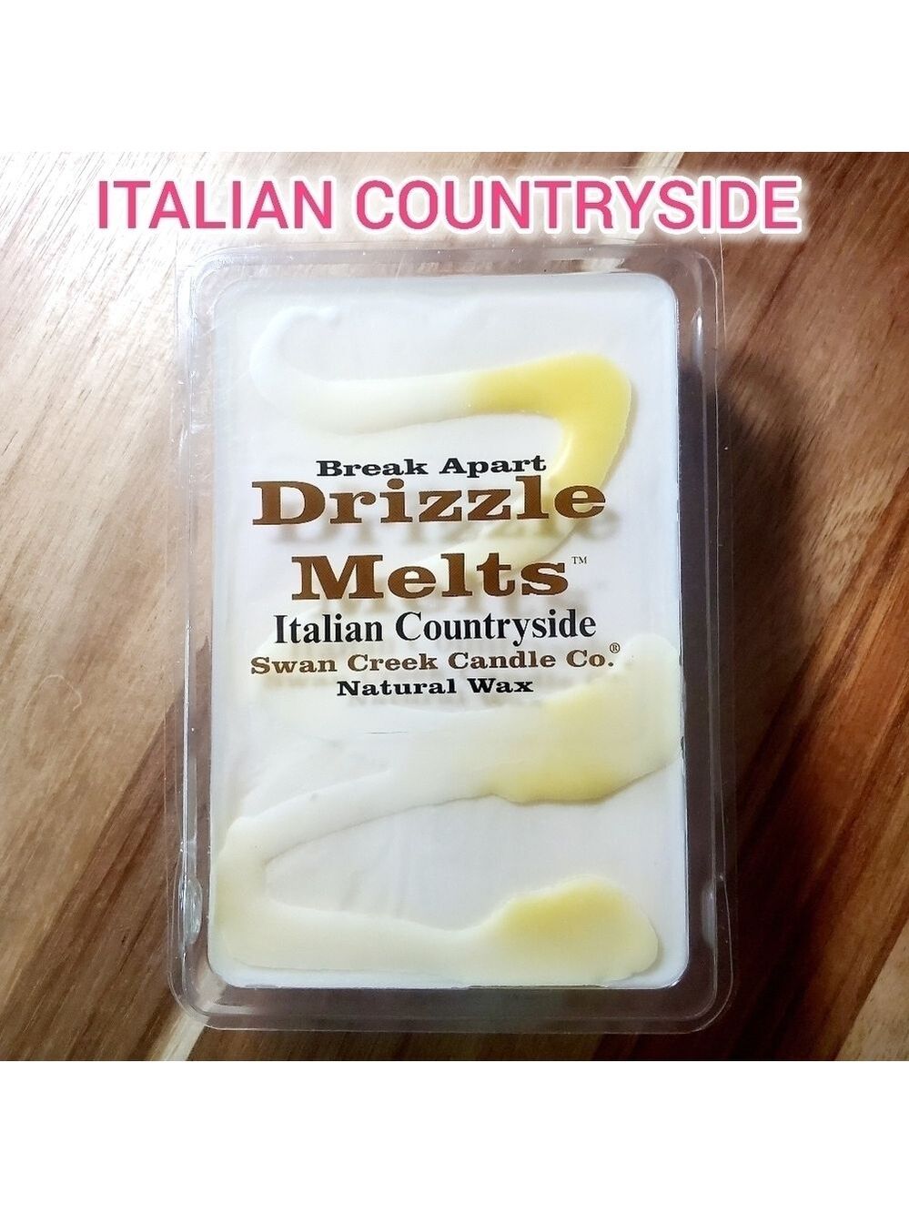ITALIAN COUNTRYSIDE by SWAN CREEK CANDLE CO Drizzle Melts Natural Wax 5.25 oz